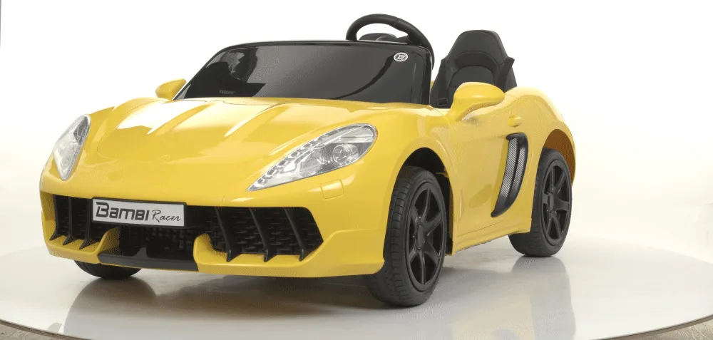 Електромобіль дитячий Bambi Racer M 4055AL-6 (матеріал сидіння: екошкіра, жовтий) фото 2