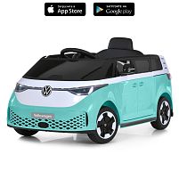 Електромобіль дитячий Bambi Racer M 6281EBLR-15 «Volkswagen» (колеса Ø7.1"/EVA, акк: 12V/7Ah, мотор: 2*12V/35W, до 5 км/г, до 30 кг)