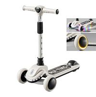 Самокат триколісний Skyper B-1720/01 (колеса: передні Ø4.92"/заднє Ø3.15"/PU, рама: пластик/складна, підсвітка, до 25 кг)