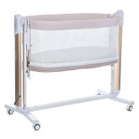 Ліжко-манеж для немовлят з електро-заколисуванням El Camino ME 1125-G NOA Beige (механізм гойдання: маятник)