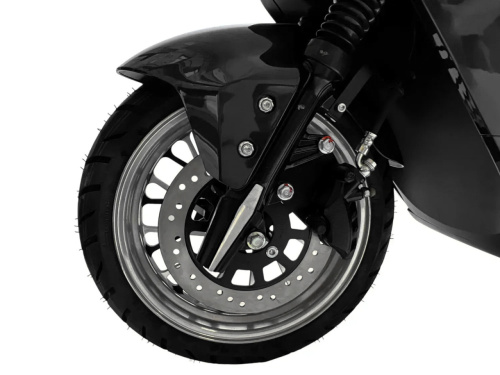 Електроскутер Aima GTX Black (колеса: Ø12", акб: 72V/30Ah/Li-ion/з'ємна, мотор: 2000W, пробіг на одному заряді до 80 км, до 70 км/год, чорний) фото 12