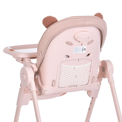 Стільчик для годування немовлят El Camino ME 1037 CRYSTAL Bear Pink фото 8