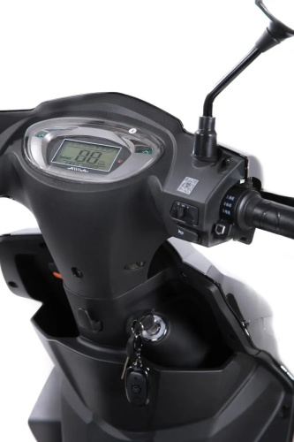 Електроскутер Aima Big Bull Black (колеса: Ø10", акб: 72V/32Ah/Lead-Acid, мотор: 1200W, пробіг на одному заряді до 65 км, до 50 км/год, чорний) фото 14