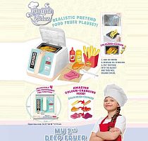 Фритюрниця 7 GT 02 підсвічування, звук, продукти змінюють колір, аксесуари для гри, в коробці