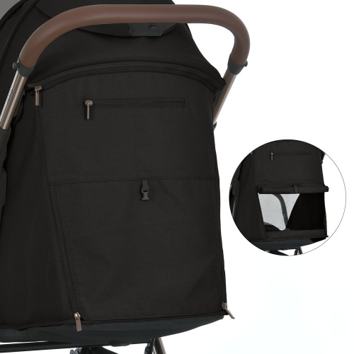 Коляска дитяча прогулянкова El Camino ME 1192 AXIS Black фото 5