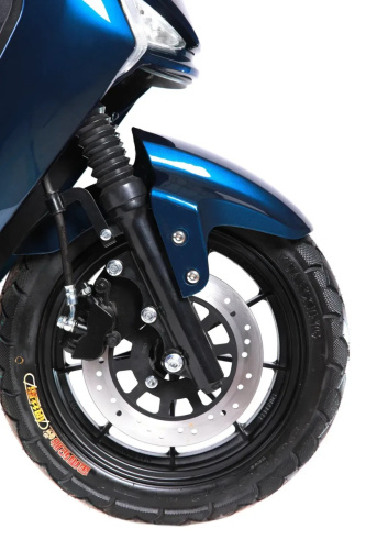 Електроскутер Aima M4 Blue (колеса: Ø12", акб: 72V/30Ah/Li-ion/з'ємна, мотор: 2000W, пробіг на одному заряді до 80 км, до 70 км/год, синій) фото 8