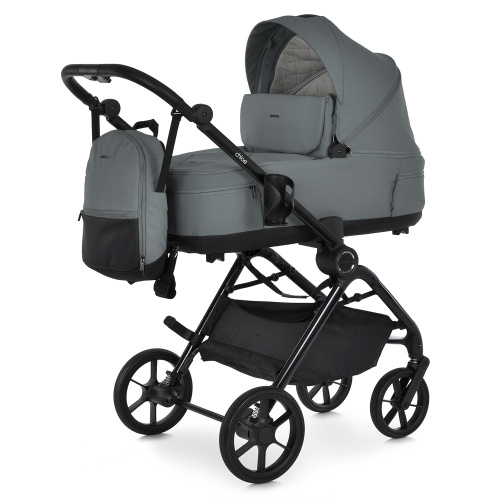 Коляска дитяча прогулянкова El Camino ME 1191-1 Magnet Gray (кошик, дощовик, антимоскітна сітка, чохол, до 22 кг)
