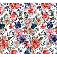 Скатертина-клейонка ПВХ силікон "France" 1.35*30м Stenson MA-6190