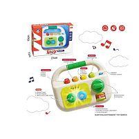 Музична гра 909-2502 музика, звук, підсвічування, озвучення англійською мовою, пісні, цифри, музичні інструменти, фігури, пальчикова гра, тріск