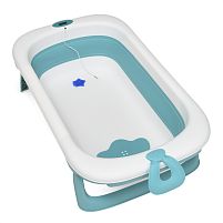 Ванночка для немовлят El Camino ME 1106 T-CONTROL Blue (23*51*87 см., складна)