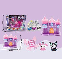 Набір героїв YQ 512 2 фігурки героїв, замок, стіл та стільці, аксесуари, в коробці