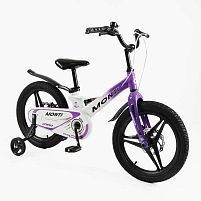 Велосипед дитячий двоколісний Corso MT-18521 «Monti» (колеса Ø18"/гума, рама: магній, допоміжні колеса, гальмо ручне, від 6 років)