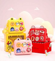 Сумочка C 69174 3 кольори, розмір - 18х6.5х13.5 см, гумова, ремінець, застібка, прикраси, в коробці, ВИДАЄТЬСЯ ТІЛЬКИ МІКС ВИДІВ