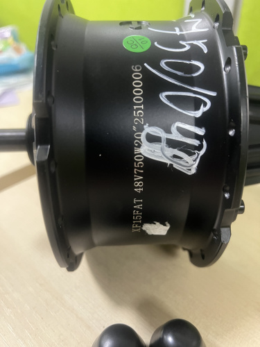 Мотор-колесо MXUS XF15FAT (48V/750W/20", редукторний, задній, для електровелосипеда FATBIKE) фото 3