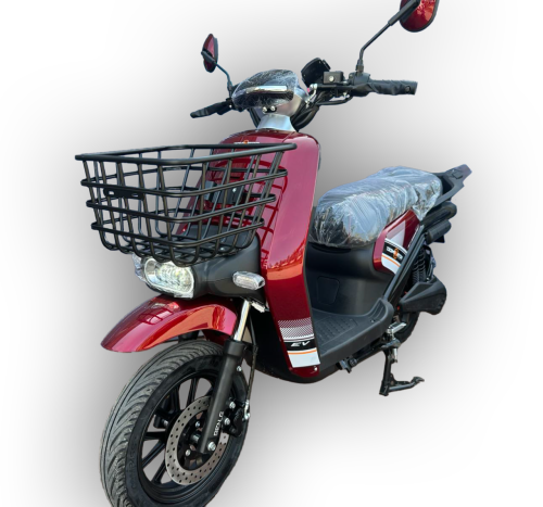 Електроскутер Dominator BL-MINI red (колеса: Ø12", акб: 72V/23Ah/Lead-acid, мотор: 2000W, пробіг на одному заряді до 75 км, до 70 км/год, червоний) фото 4