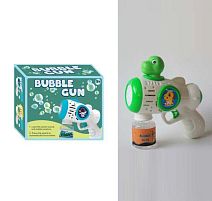 Пістолет з мильними бульбашками XD 800 E підсвічування, автоматичний принцип, пляшечка з мильним розчином, в коробці