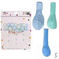 Фотозона з повітряних кульок "Happy Birthday" 31шт/наб Stenson R35117