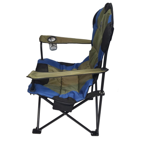 Розкладне крісло CD-Market CDM-3 «Карпати Комфорт» (60*80*114 см., наповнювач: поролон 2 см., підлокотники, чохол, навантаження: до 120 кг.) фото 9