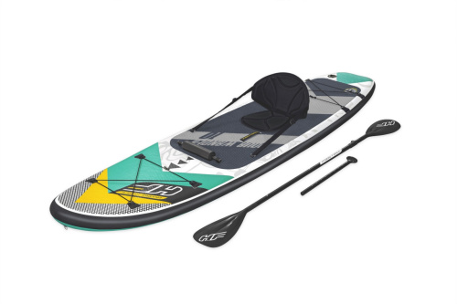Надувна дошка для серфінгу - каяк Hydro Force Aqua Wander TravelTech 10′ BestWay 65375 (12*84*305 см, весло, ліш, насос, сидіння, сумка, до 120 кг) фото 2
