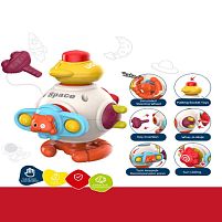 Бізіборд 666-2 спінер, пискавка, тріскачка, попіт, пальчикові ігри, в пакеті