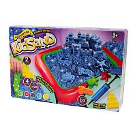 Кінетичний пісок "KidSand" 1600г + пісочниця KS-02-01 U "Danko Toys"