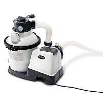 Фільтр-насос пісочний Intex 26642 (3500 л/год., 6.5 кг., 95W, для басейнів об'ємом 1100-25000 л., таймер, підключення Ø32 мм)