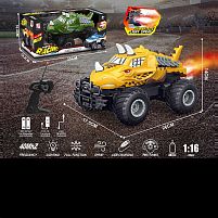 Машина на радіокеруванні ZJ 238-85 A 2 кольори, акумулятор 3.7 V, пульт, масштаб 1:16, підсвічування, парогенератор, гумові шини, в коробці