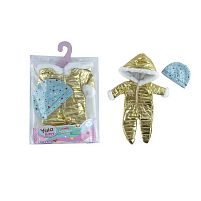 Одяг для пупса YLC 235 N комбінезон з хутром, шапочка, для ляльок зростом 30-35 см, в пакеті