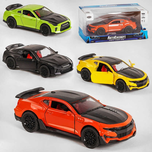 Машинка MG - 00142 "Авто Експерт", 4 види, 1:36, світло, звук, інерція, в коробці ВИДАЄТЬСЯ МІКС ВИДІВ
