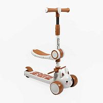 Самокат-беговел триколісний Skyper QF-24/1781 (колеса: передні Ø4.92"/PU/заднє Ø3,15"/PU, рама: пластик/складна, сидіння, до 25 кг)