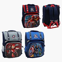 Рюкзак C 72894 розмір: 26х15х38 см, пенал, 2 відділення, 2 кишені, на блискавці, регульовані лямки, нагрудний ремінь, пластикові вставки, в паке