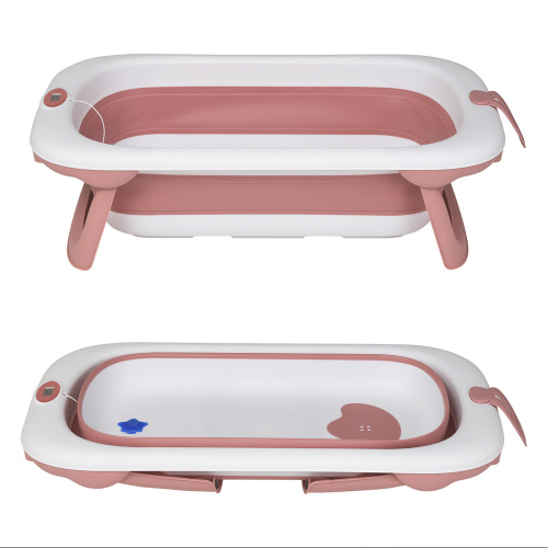 Ванночка для немовлят El Camino ME 1106 T-CONTROL Pink (23*51*87 см., складна) фото 2