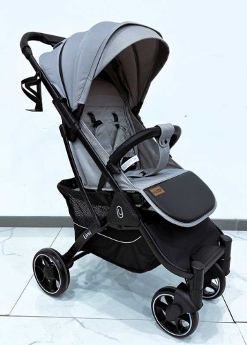 Коляска дитяча прогулянкова Joy Livvi LV-09257 (колеса 6,5"/8"/PU, бампер, ремінь, футкавер, навіс, кошик, підсклянник, телескопічна ручка)