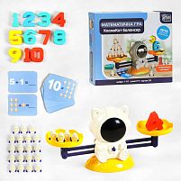 Балансир “КосмоКот” 79208 "4FUN Game Club", 3 рівні гри, 30 двосторонніх карток, цифри від 1 до 10, в коробці