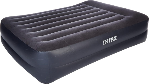 Надувне ліжко Intex 64124 (42*152*203 см, 47 см з підголівником, двоспальне, вбудований електронасос 220V, до 272 кг) фото 4