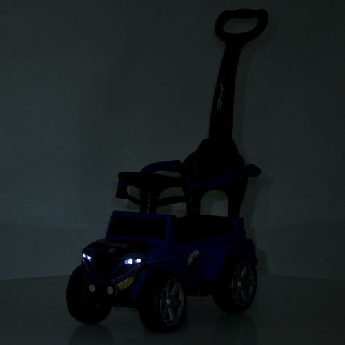 Каталка-толокар Bambi M 5805EL-4 (колеса: Ø7,1"/EVA, батьк. ручка, страхувальний бампер, сидіння: шкіра, музика, до 25 кг) фото 5