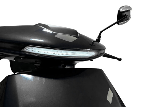 Електроскутер Aima GTX Black (колеса: Ø12", акб: 72V/30Ah/Li-ion/з'ємна, мотор: 2000W, пробіг на одному заряді до 80 км, до 70 км/год, чорний) фото 16
