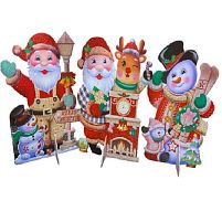 Декор новорічний "New Year" 51*35см Stenson R90806