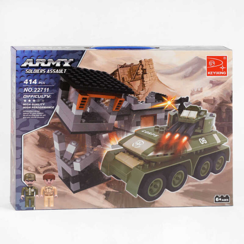 Конструктор AUSINI 22711 "Запекла битва", 414 елементів, в коробці
