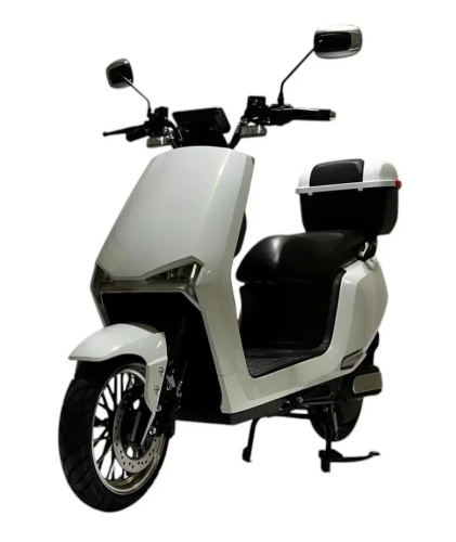 Електроскутер Aima M4 White (колеса: Ø12", акб: 72V/30Ah/Li-ion/з'ємна, мотор: 2000W, пробіг на одному заряді до 80 км, до 70 км/год, білий)