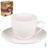 Чашка з блюдцем "Coffee" 230мл Stenson R34230-3