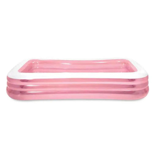 Дитячий надувний басейн Intex 58487 (56*183*305 см., об'єм: 1050 л., рожевий) фото 2