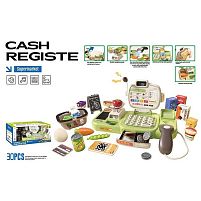 Касовий апарат 889-311 30 елементів, озвучування англійською, сканер визначає вартість, автоматичний калькулятор, мікрофон, стрічка рухається, ме