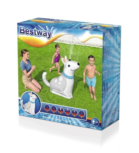 Іграшка дитяча надувна BestWay 52570 «Happy Husky» (44*100*112 см, розбризкувач, ремкомплект) фото 4