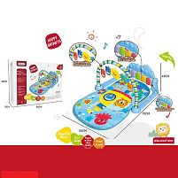 Килимок 368-82 B піаніно, мелодії, підсвічування, 5 підвісок, брязкальця, в коробці