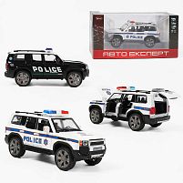 Джип RS-40895 "Авто Експерт", "Поліція", металопластик, масштаб 1:22, світло, звук, інерція, відчиняються двері, багажник та капот, в коробці