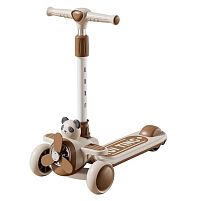 Самокат триколісний Skyper F-903-29 (колеса: передні Ø4.92"/заднє Ø3.15"/PU, рама: пластик/складна, підсвітка, до 25 кг)