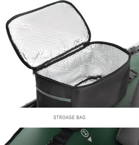 Човен надувний Intex 68381 «Big Catch ProTM» (38*119*165 см, гребний, одномісний, двокамерний, весла ↔137 см, надувне дно, до 140 кг) фото 10