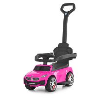 Каталка-толокар Bambi M 6253EL-8 (колеса: Ø5,5"/EVA, батьк. ручка, страхувальний бампер, сидіння: екошкіра, музика, до 30 кг)