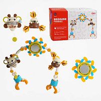 Брязкальце-дуга RT 772 “Комашки”, 2 забавки, безпечне люстерко, в коробці